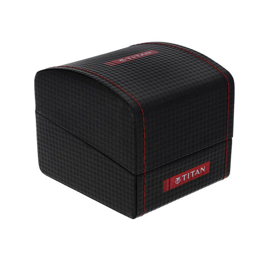 Titan Quartz Analog with Day and Date White Dial Stainless Steel Strap Watch for Men