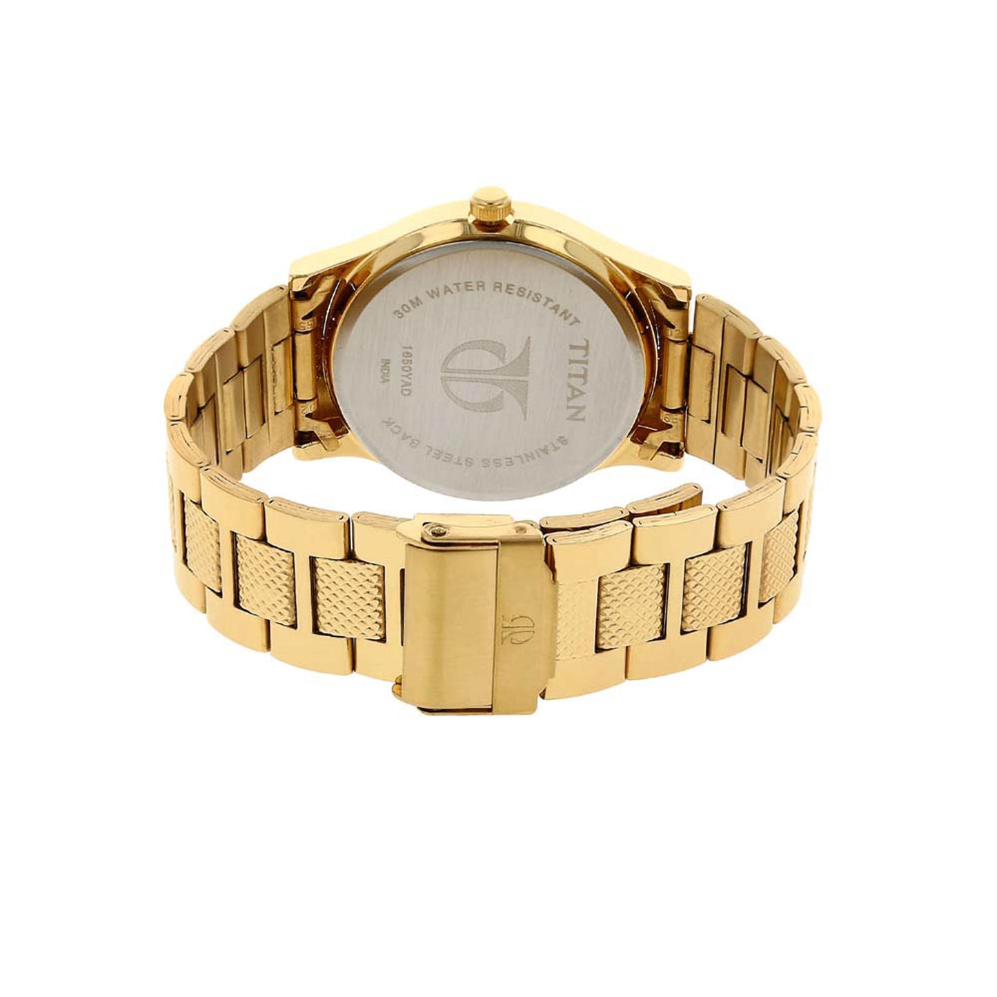 Titan Silver Dial Alog Watch for Men (1650YM05)