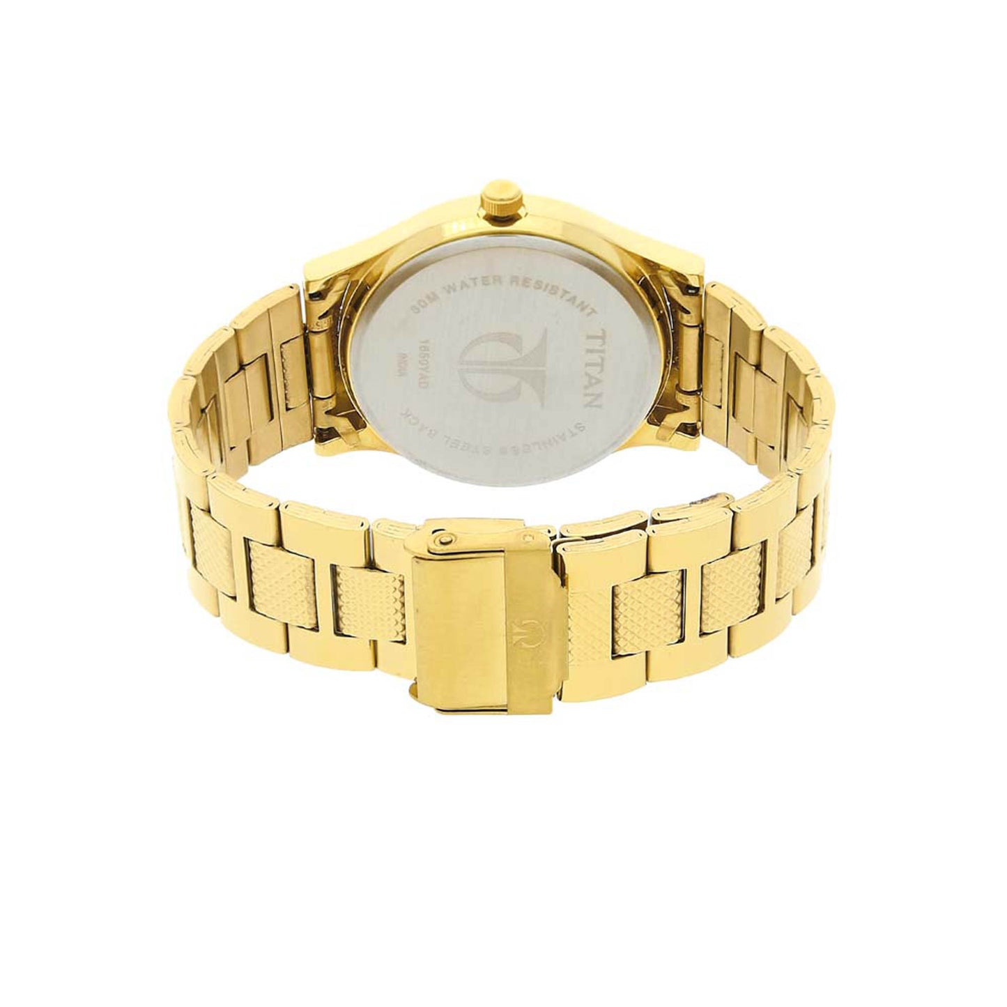 Titan Champagne Dial Alog Watch for Men (1650YM06)