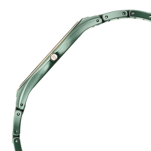 Titan Edge Men Ceramic Bicolour Case Material Ceramic ShapeRound Men Watch (1696KC10)