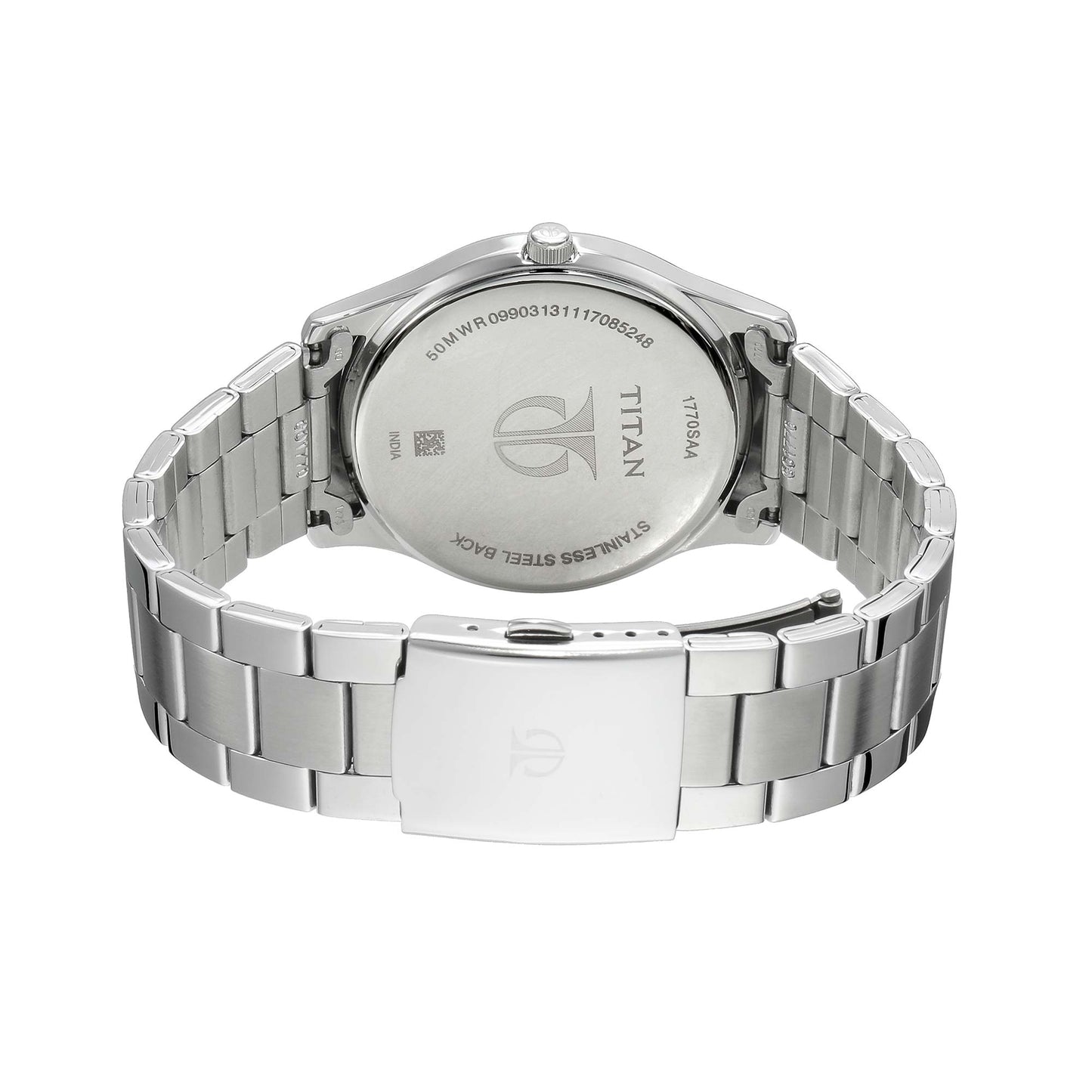 Titan Neo Black Dial Alog Watch for Men (1770SM02)