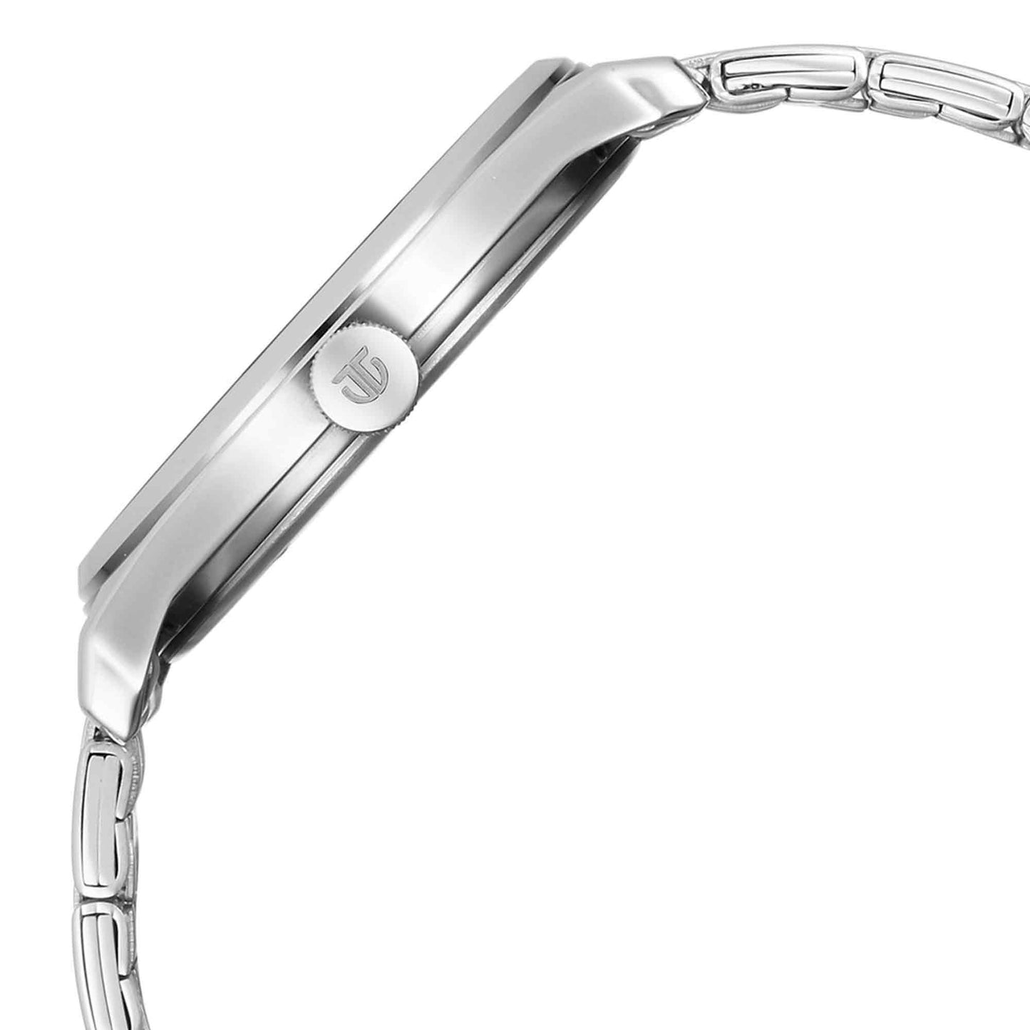 Titan Wrist Wit Quartz Alog Grey Dial Stainless Steel Strap Watch for Men (1802SM10)