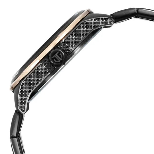 Titan Regalia Opulent Quartz Analog with Date Black Dial Black Stainless Steel Strap Watch for Men