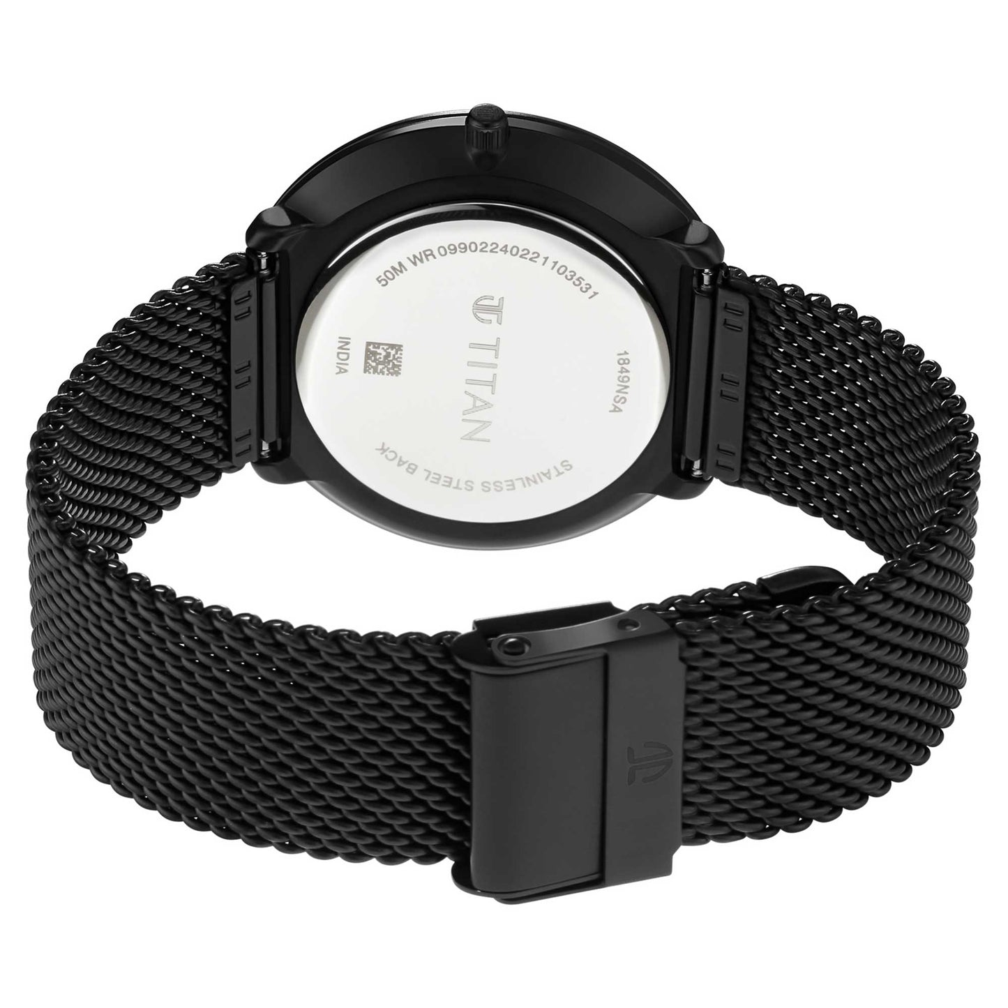 Workwear Watch with White Dial & Stainless Steel Strap (1849NM01)