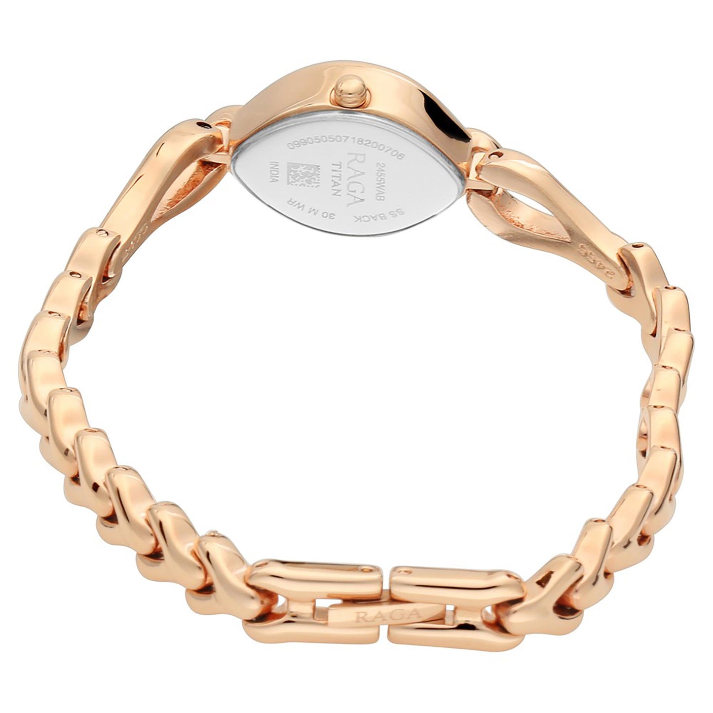Titan Raga Silver Dial Alog Watch for Women (2455WM01)