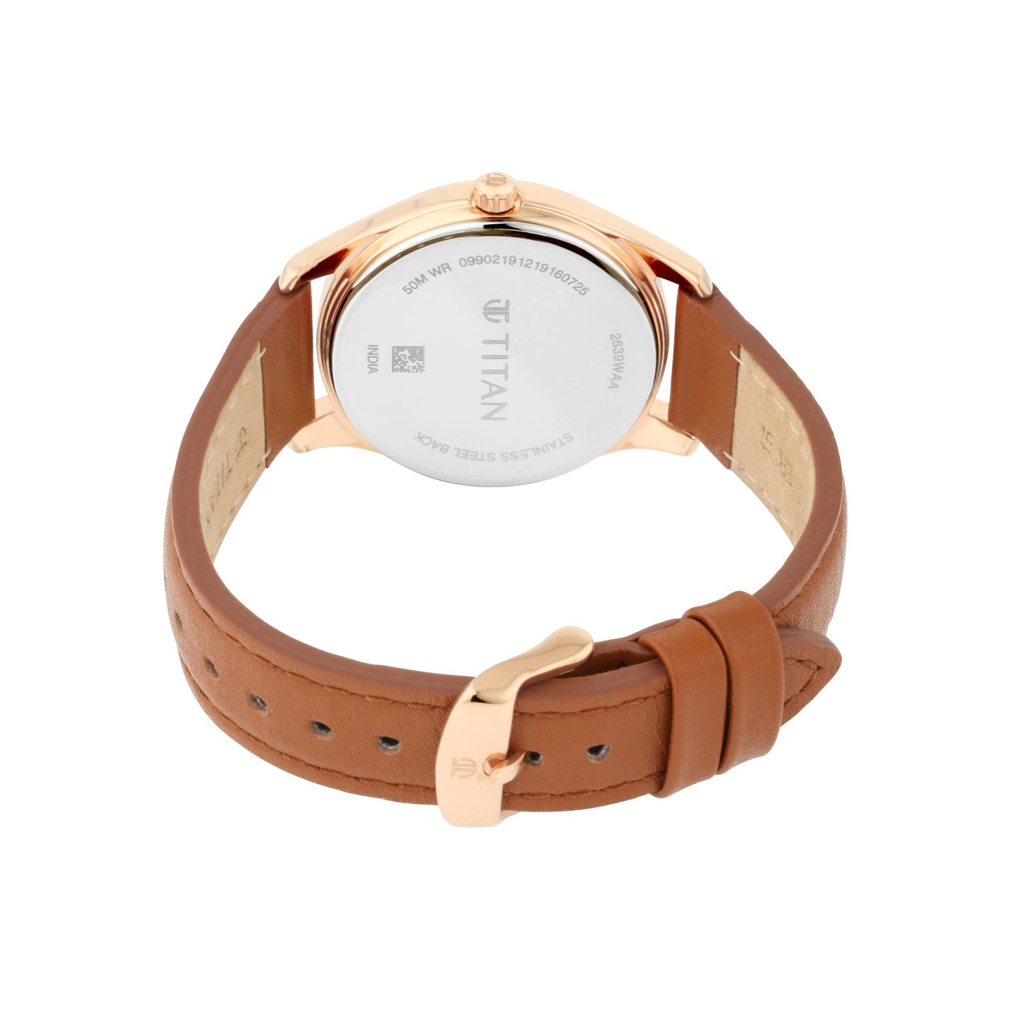 Workwear Watch with Green Dial & Leather Strap (2639WL01)