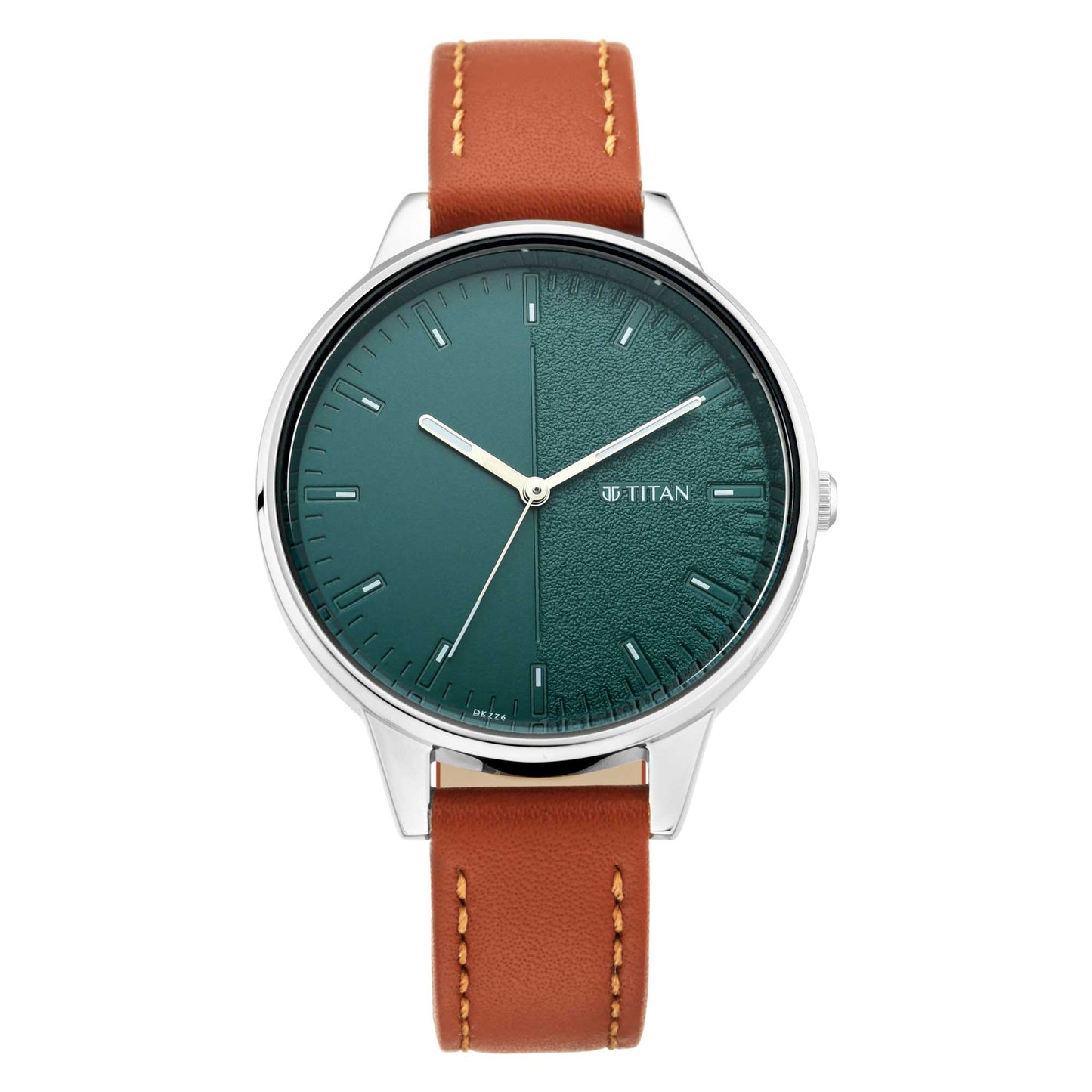 Workwear Watch with Green Dial Leather Strap (2648SL01)