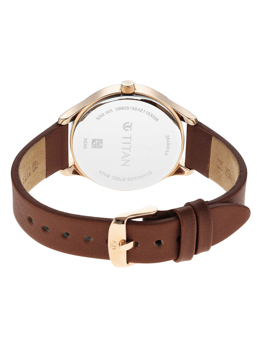 Test product Workwear Silver Dial Brown Stainless Steel Strap Watch 2649WL01 (Copy)