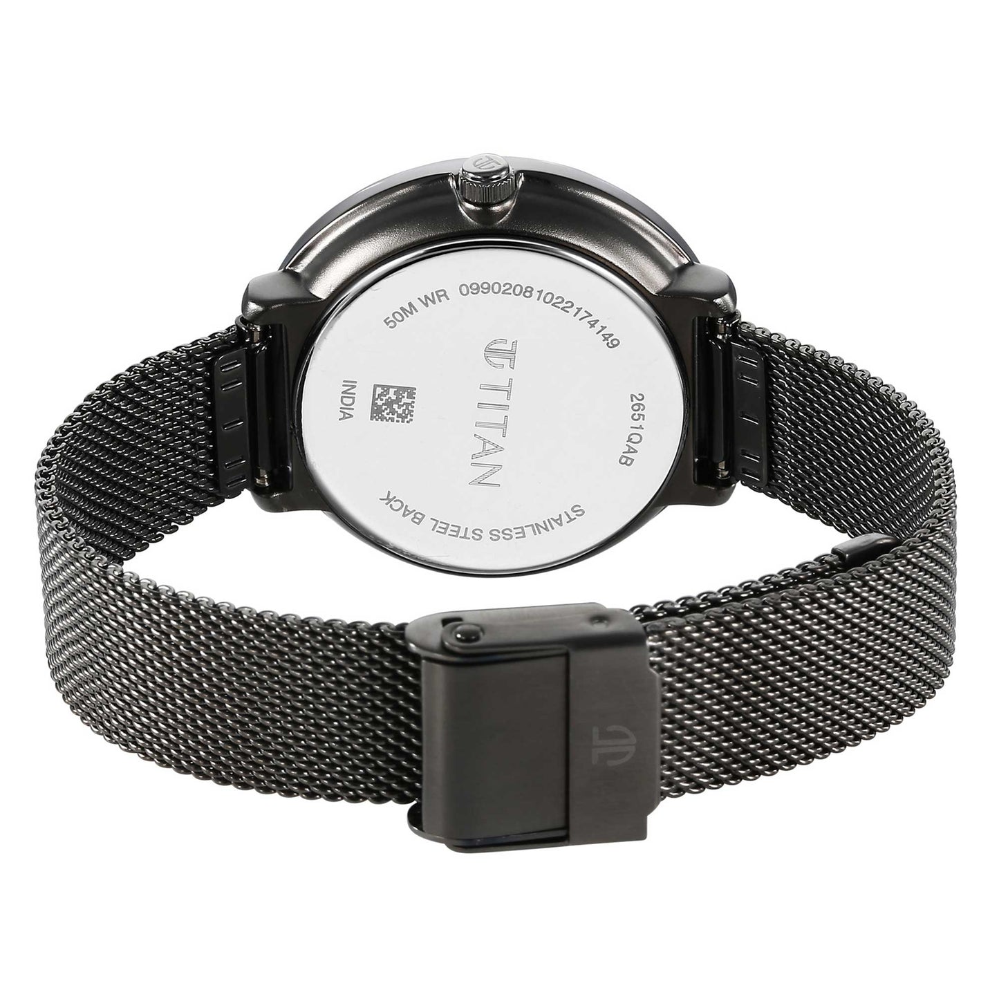 Neo Grey Dial Stainless Steel Strap Watch for Women (2651QM01)
