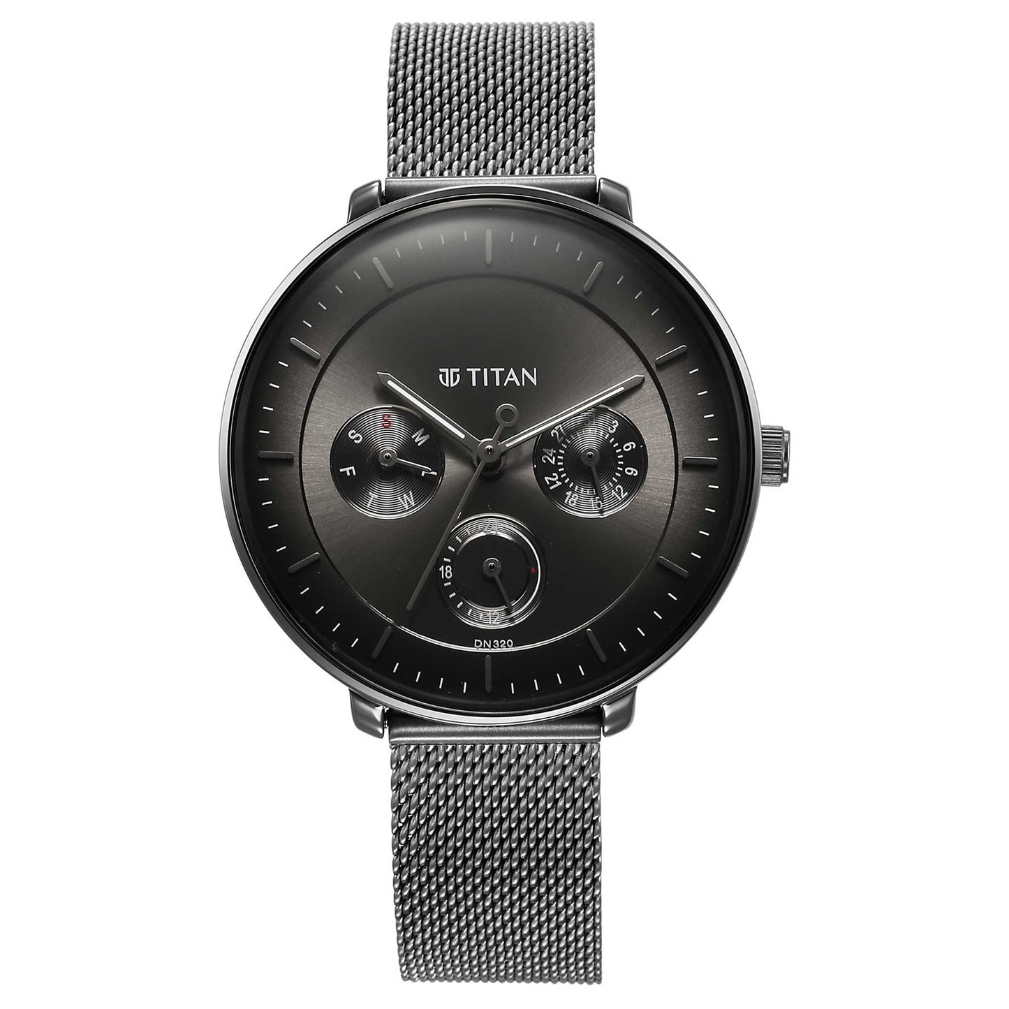 Noir Anthracite Dial Metal Strap Watch (2651QM02)