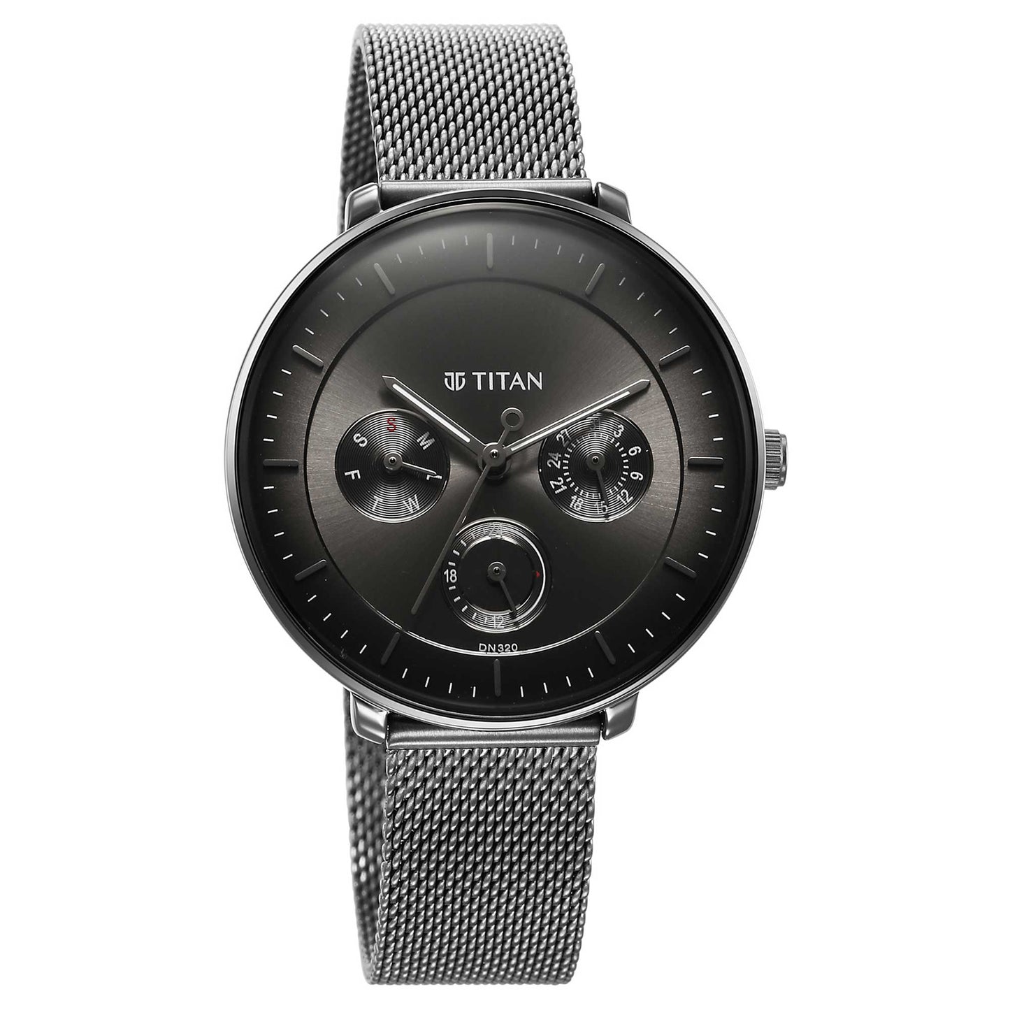 Noir Anthracite Dial Metal Strap Watch (2651QM02)