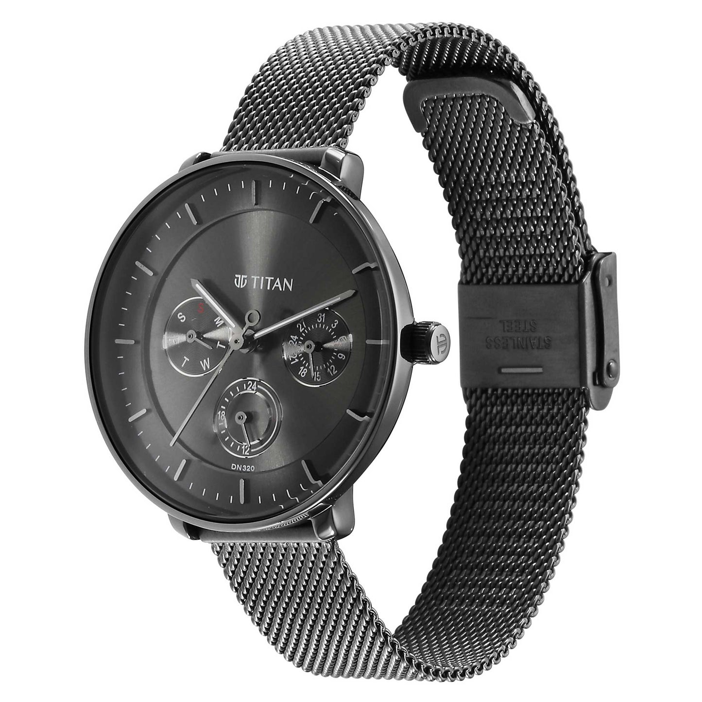 Noir Anthracite Dial Metal Strap Watch (2651QM02)