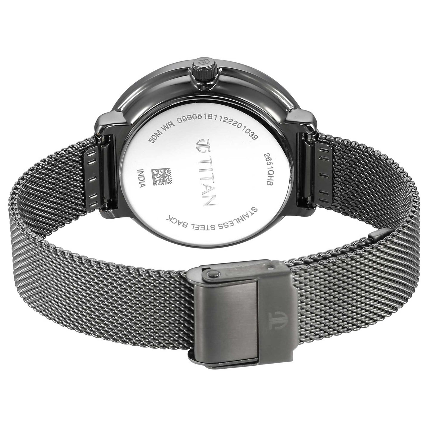 Noir Anthracite Dial Metal Strap Watch (2651QM02)