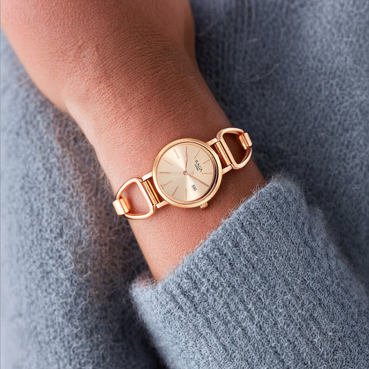 Titan Silver Dial Quartz Analog with Date Watch for Women