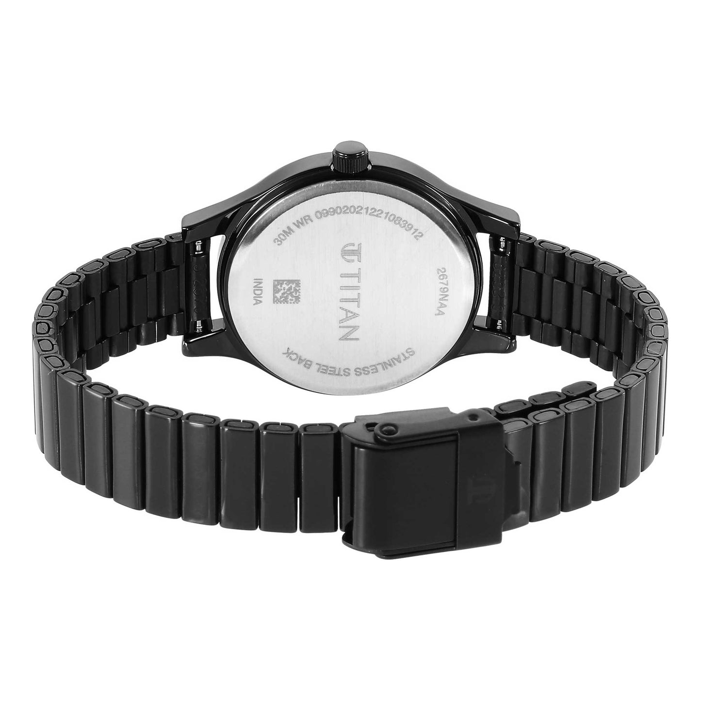 Ladies Karishma Black Dial Metal Strap Watch (2679NM01)