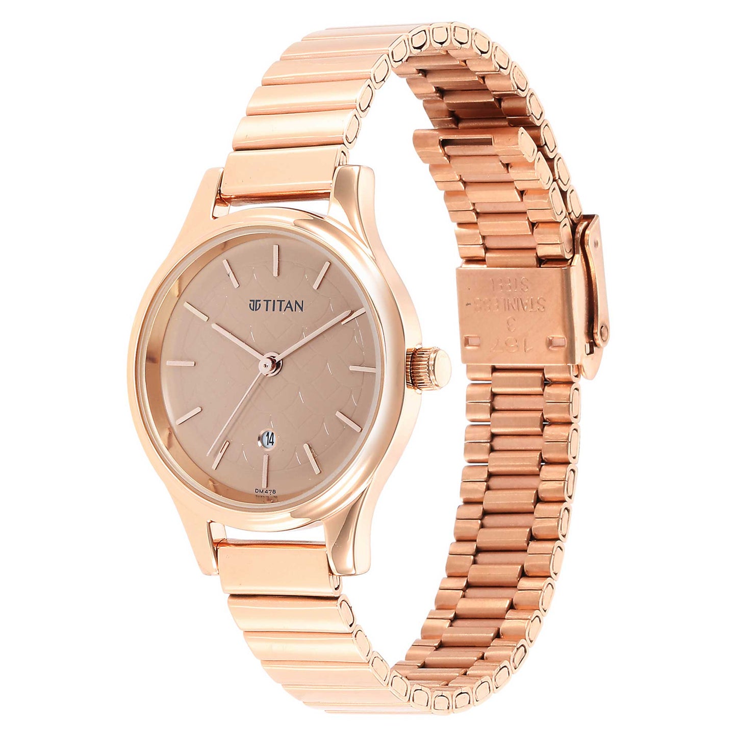 Ladies Karishma Brown Dial Metal Strap Watch (2679WM01)