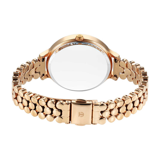 Titan Secluded Quartz Analog Silver Dial Metal Strap Watch For Women