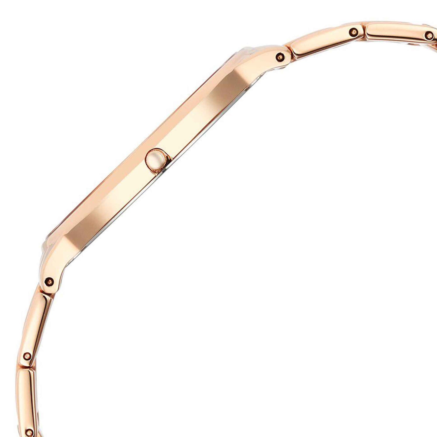 Titan Edge Metal Women Allure Quartz Alog Rich Mother Of Pearl Dial Stainless Steel Strap Watch For Women (2734WM01)