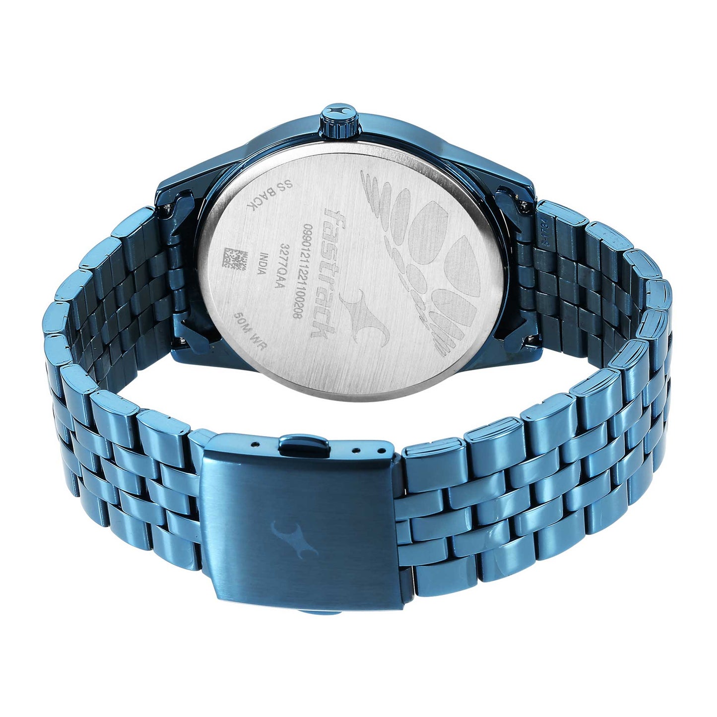 Stunners 3.0 Blue Dial Metal Strap Watch (3277QM01)