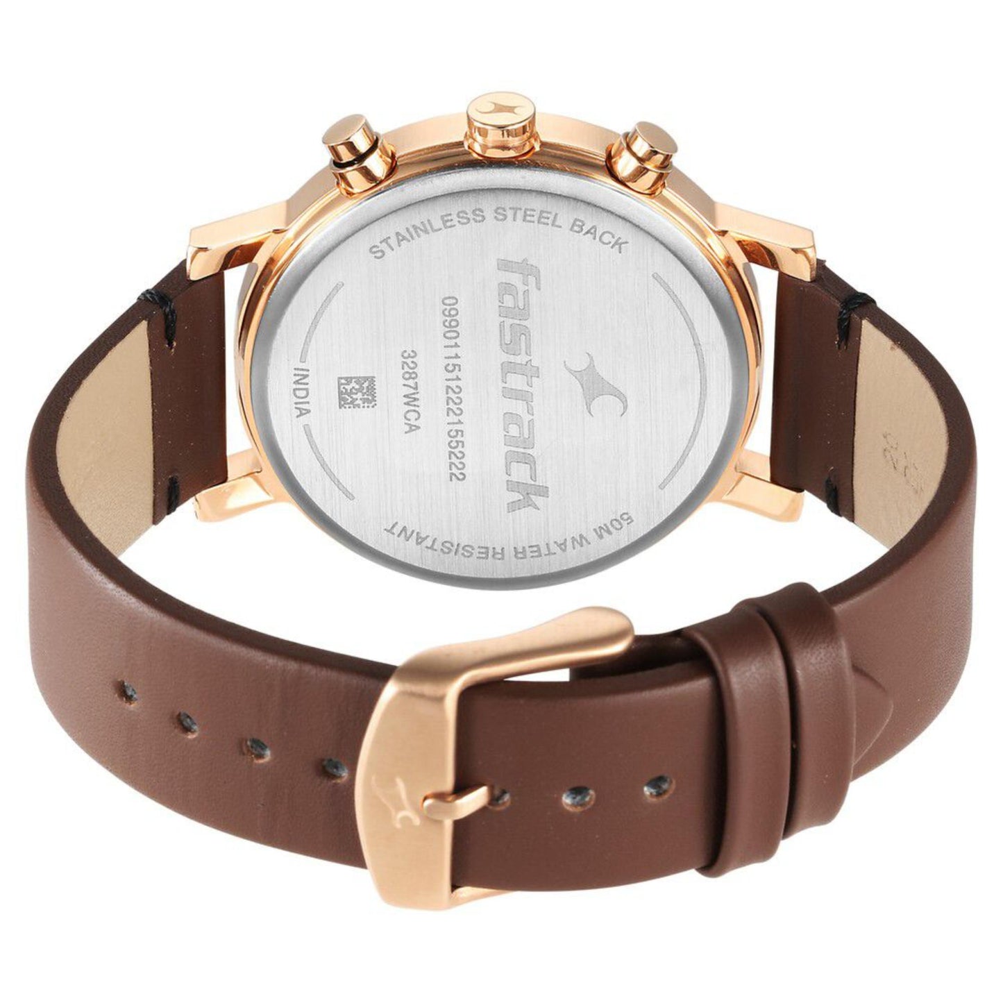 Fastrack Tick Tock White Dial Watch for Guys 3287WL01