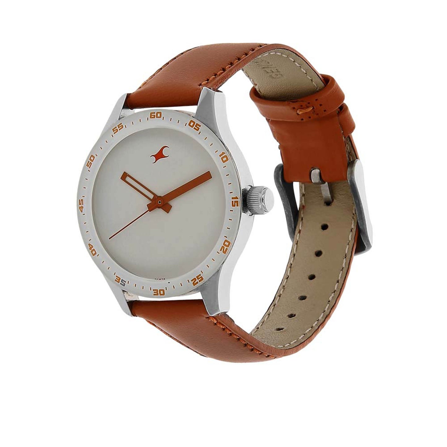 Fastrack White Dial Alog Watch for Women (6078SL04)