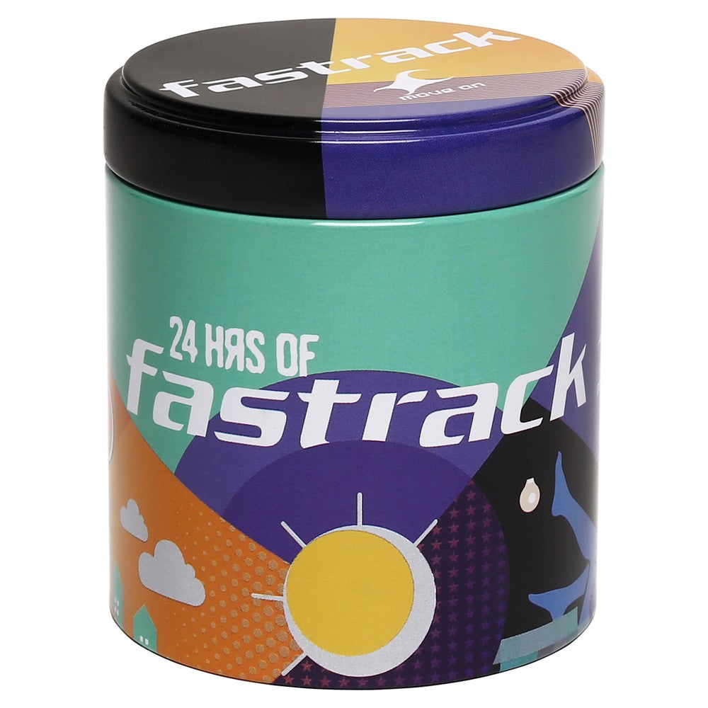 Fastrack Sport White Dial Silver Metal Strap Analog Watch for Women