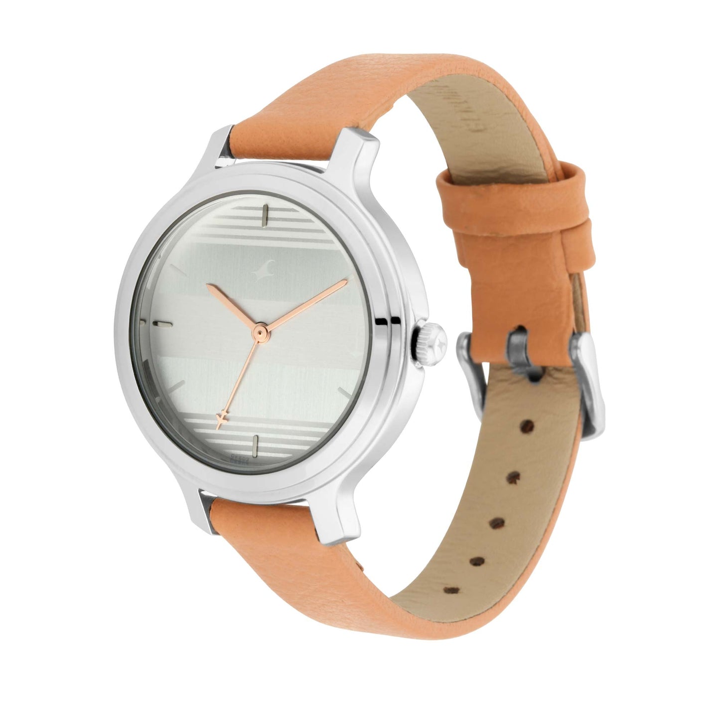 Tripster White and Grey Dial Leather Strap Watch (6217SL01)