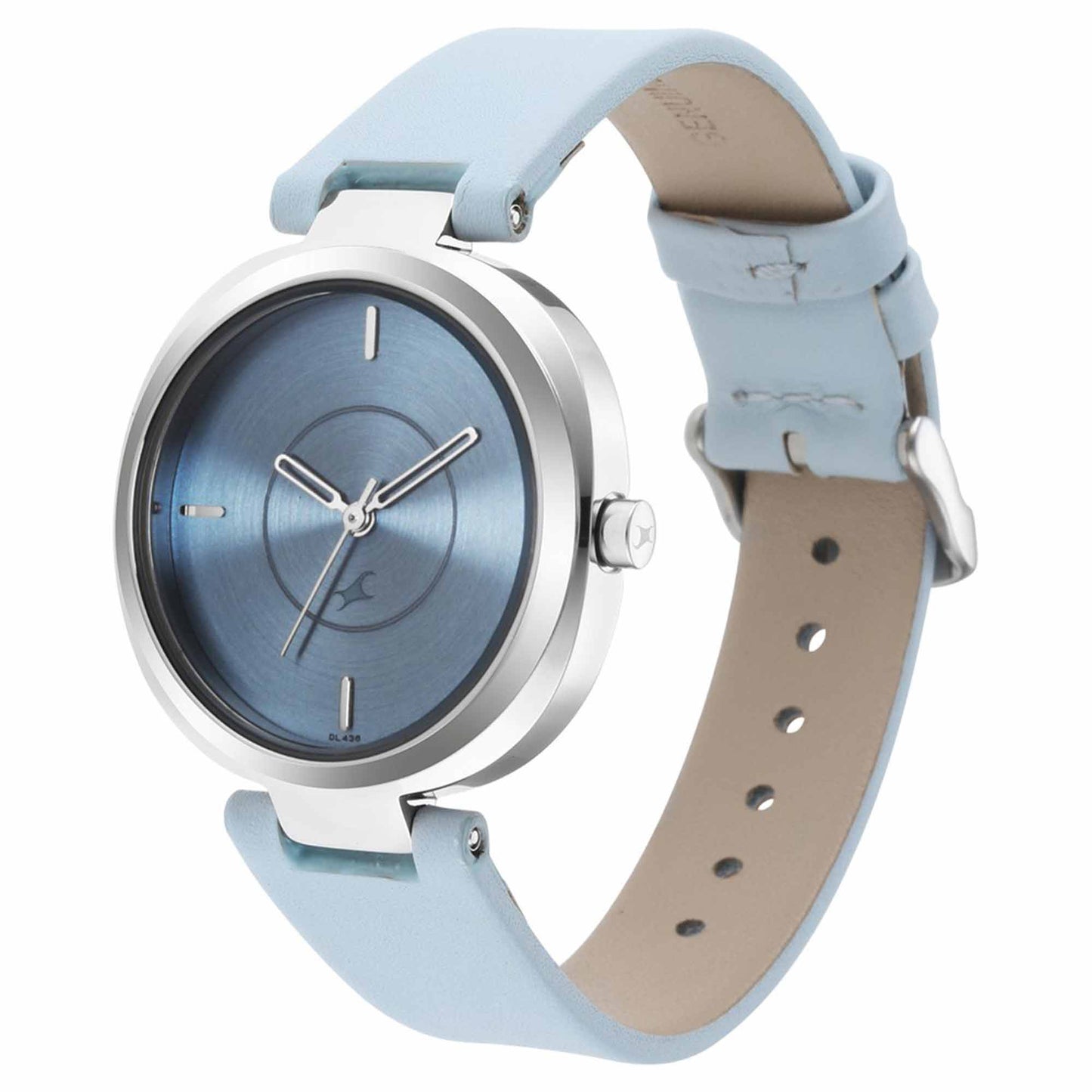Stunner in Blue Dial & Leather Strap (6247SL02)