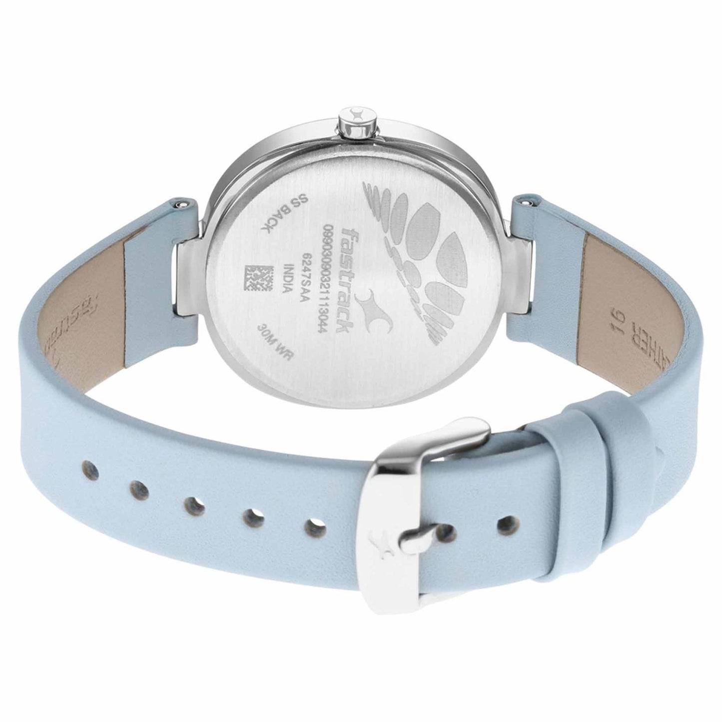 Stunner in Blue Dial & Leather Strap (6247SL02)