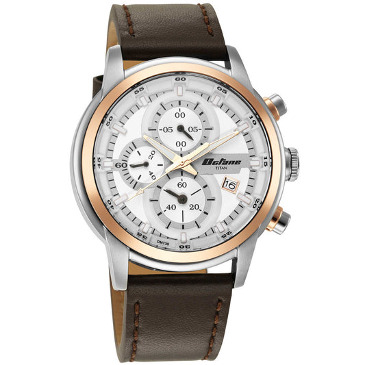 Titan Octane Blue Dial Analog with Date Stainless Steel Strap Watch for Men