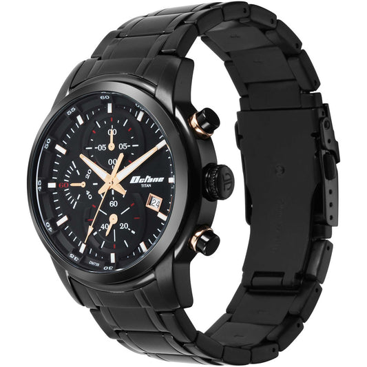 Octane Black Dial Chronograph Watch for Men
