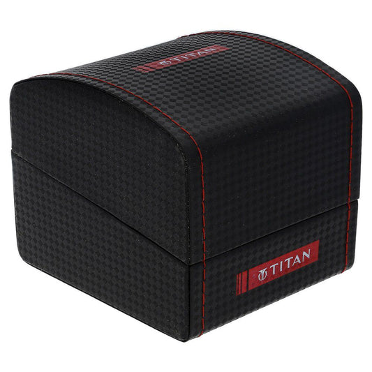 Titan Regalia Opulent Black Dial Multifunction Stainless Steel Strap watch for Men