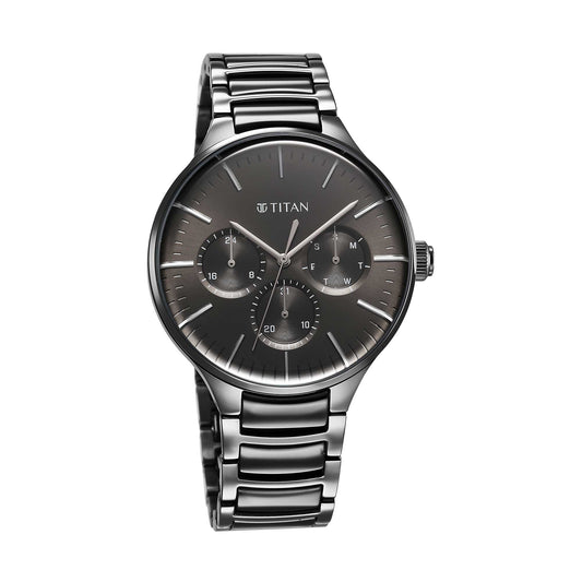 Titan Ceramic Fusion 2.0 Case Material Stainless Steel ShapeRound Men Watch (90148KD06)