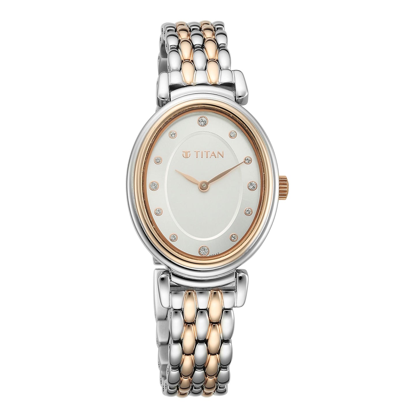 Titan Purple Mainline Ph2 Case Material Stainless Steel ShapeOval Women Watch (95242KM01)