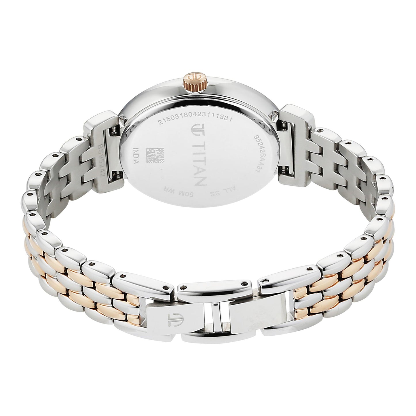 Titan Purple Mainline Ph2 Case Material Stainless Steel ShapeOval Women Watch (95242KM01)