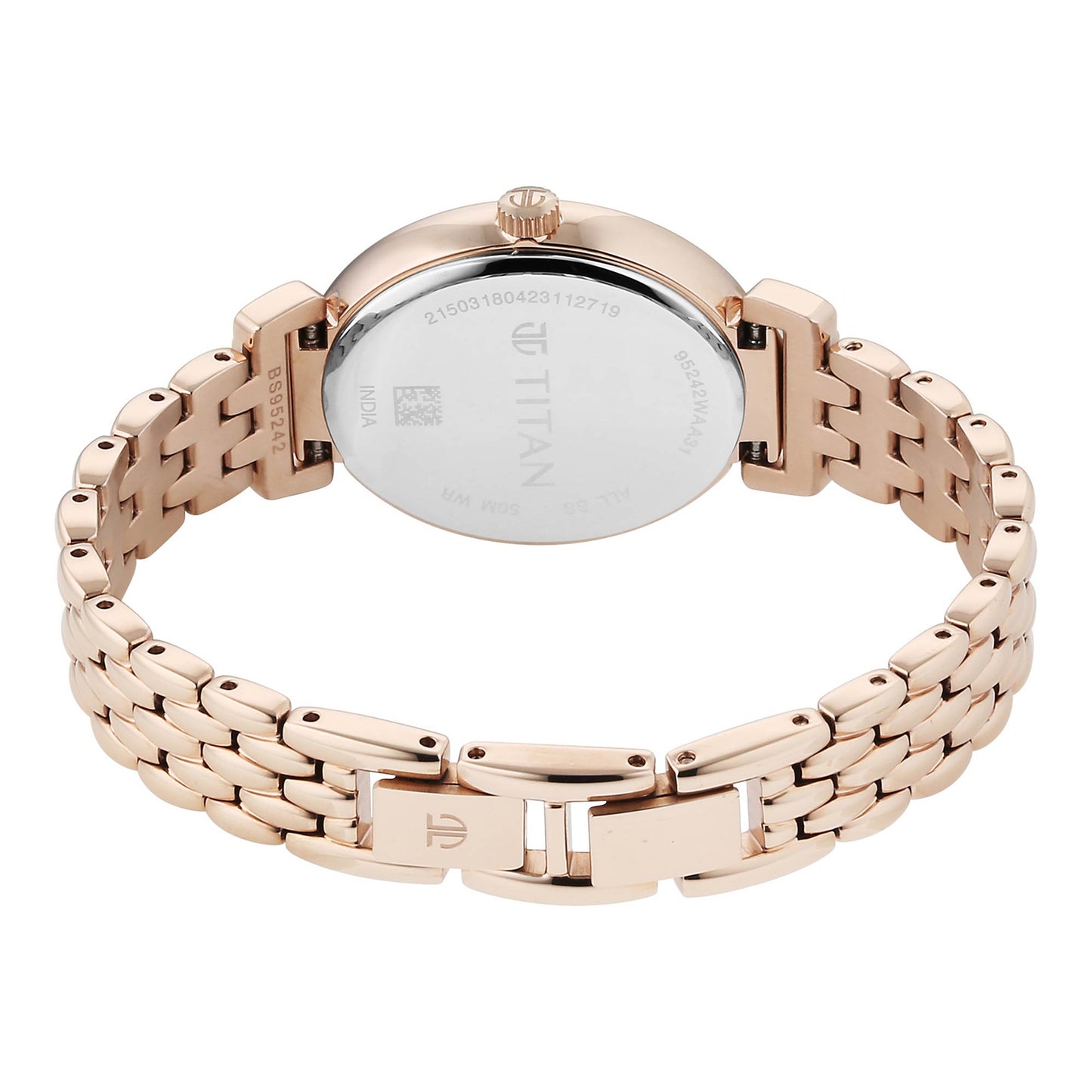 Titan Purple Mainline Ph2 Strap Material Stainless Steel Dial Colour Rose Gold 95242WM01