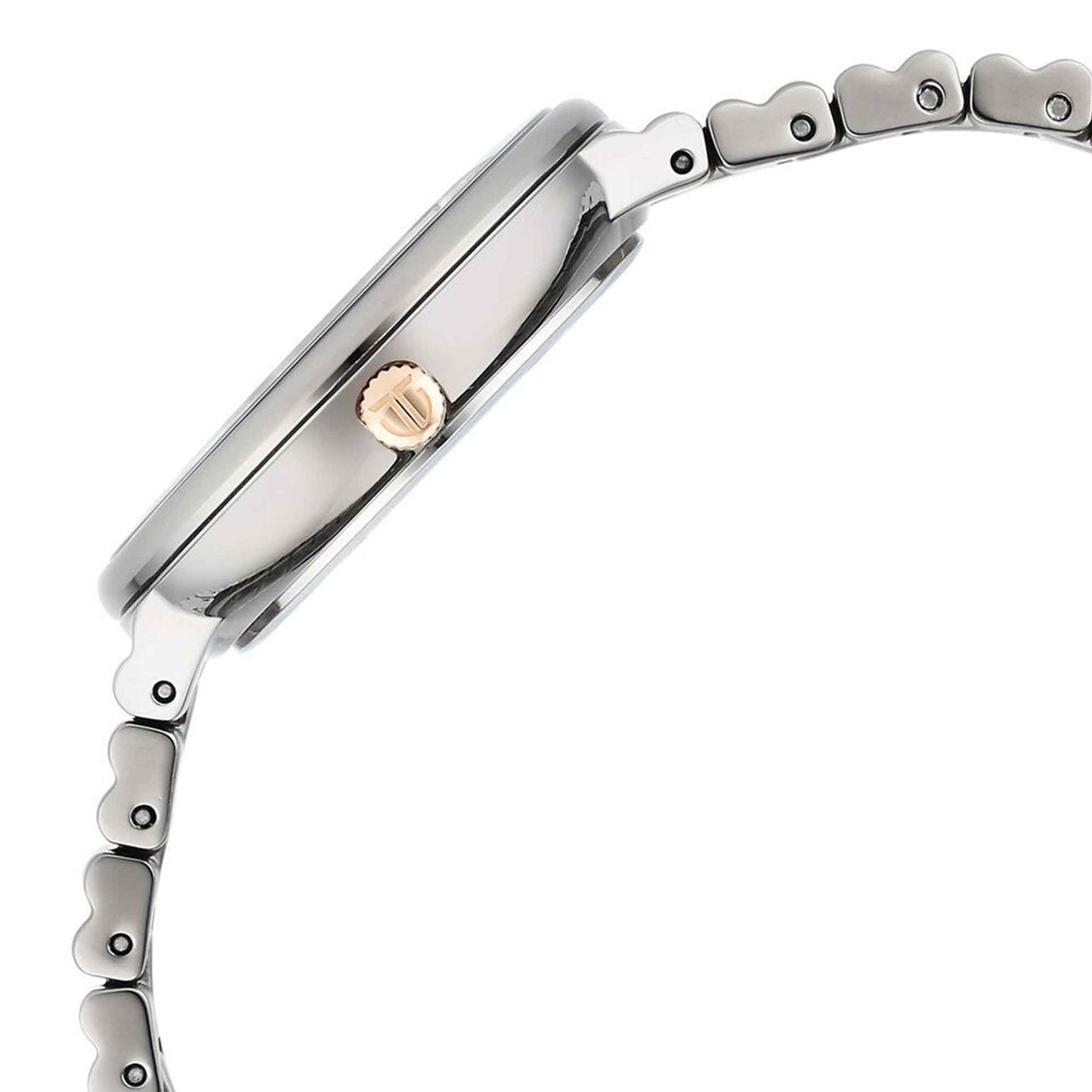 Titan Aura Quartz Alog Purple Dial Stainless Steel Strap Watch for Women (95245KM01)