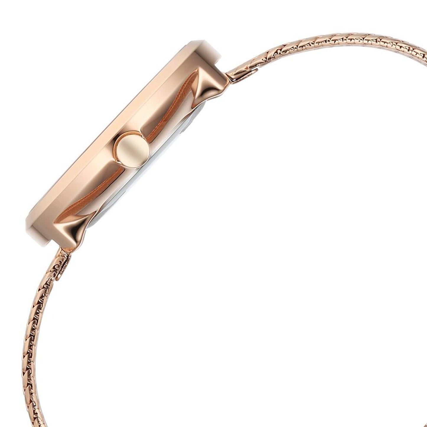 Titan Raga Memoirs Quartz Alog Mother Of Pearl Dial With Rose Gold Metal Strap Watch For Women (95253WM02)