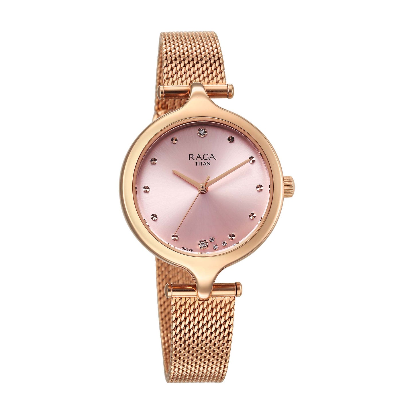 Titan Raga Showstopper 2.0 Case Material Stainless Steel ShapeRound Women Watch (95268WM01)