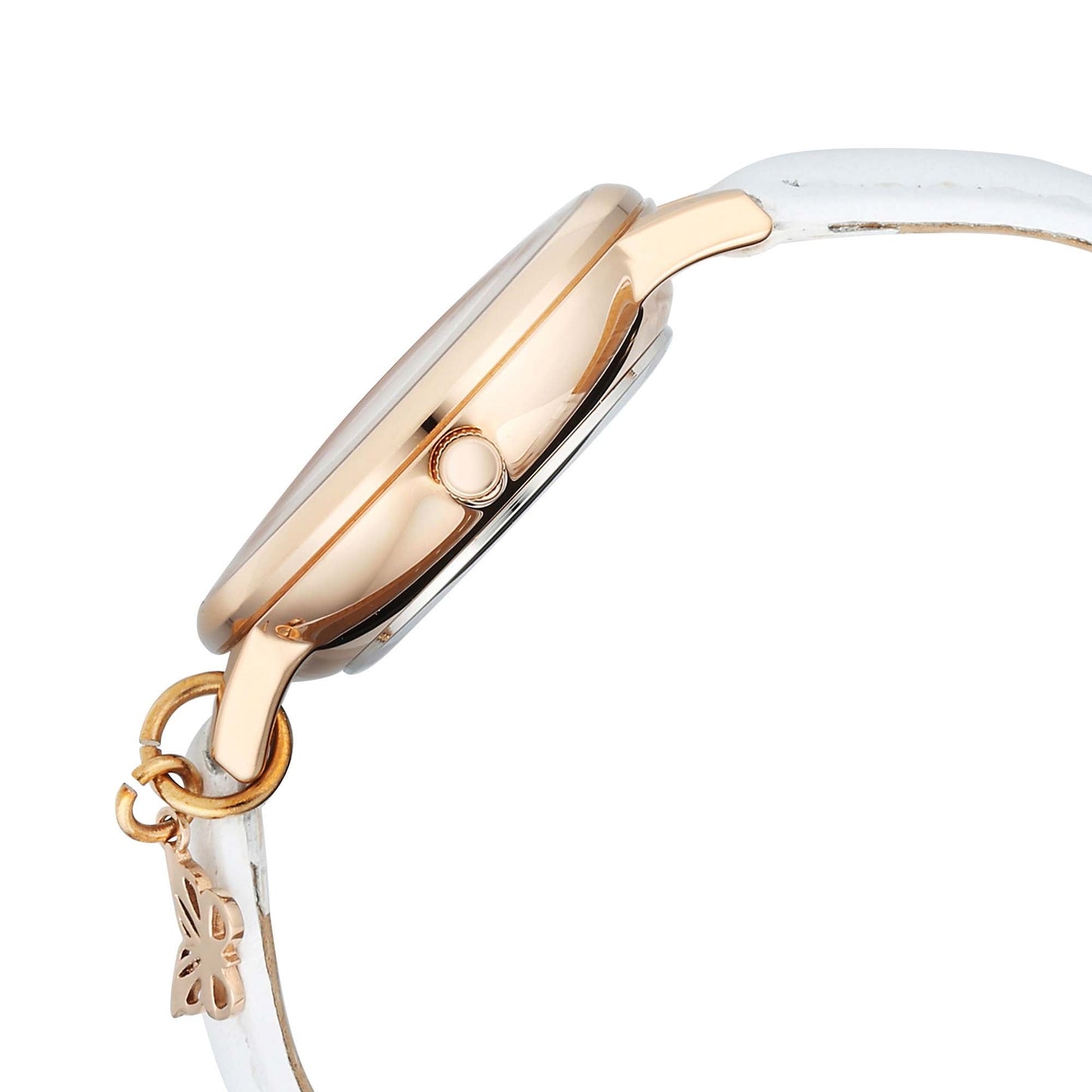Titan Raga Showstopper 2.0 Quartz Analog Mother Of Pearl Dial Cream Color Leather Strap Watch For Women
