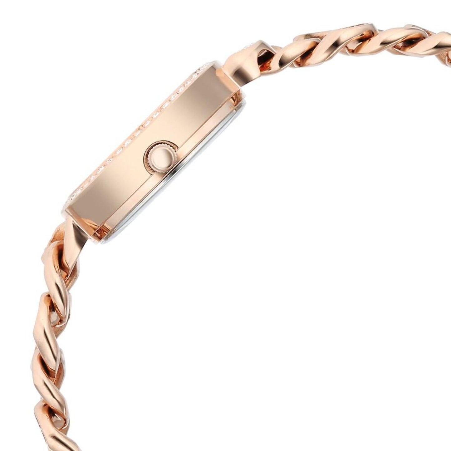 Titan Raga Showstopper Quartz Analog Rose Gold Round Dial Rose Gold Metal Strap Watch For Women 95288WM01
