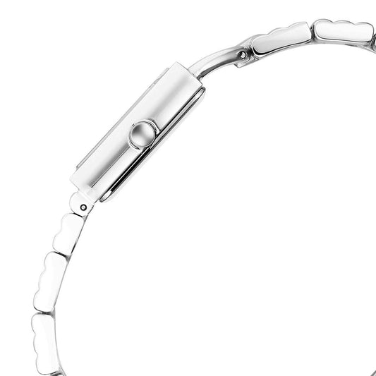 Titan Metro Quartz Analog Blue Dial Stainless Steel Strap Watch For Women