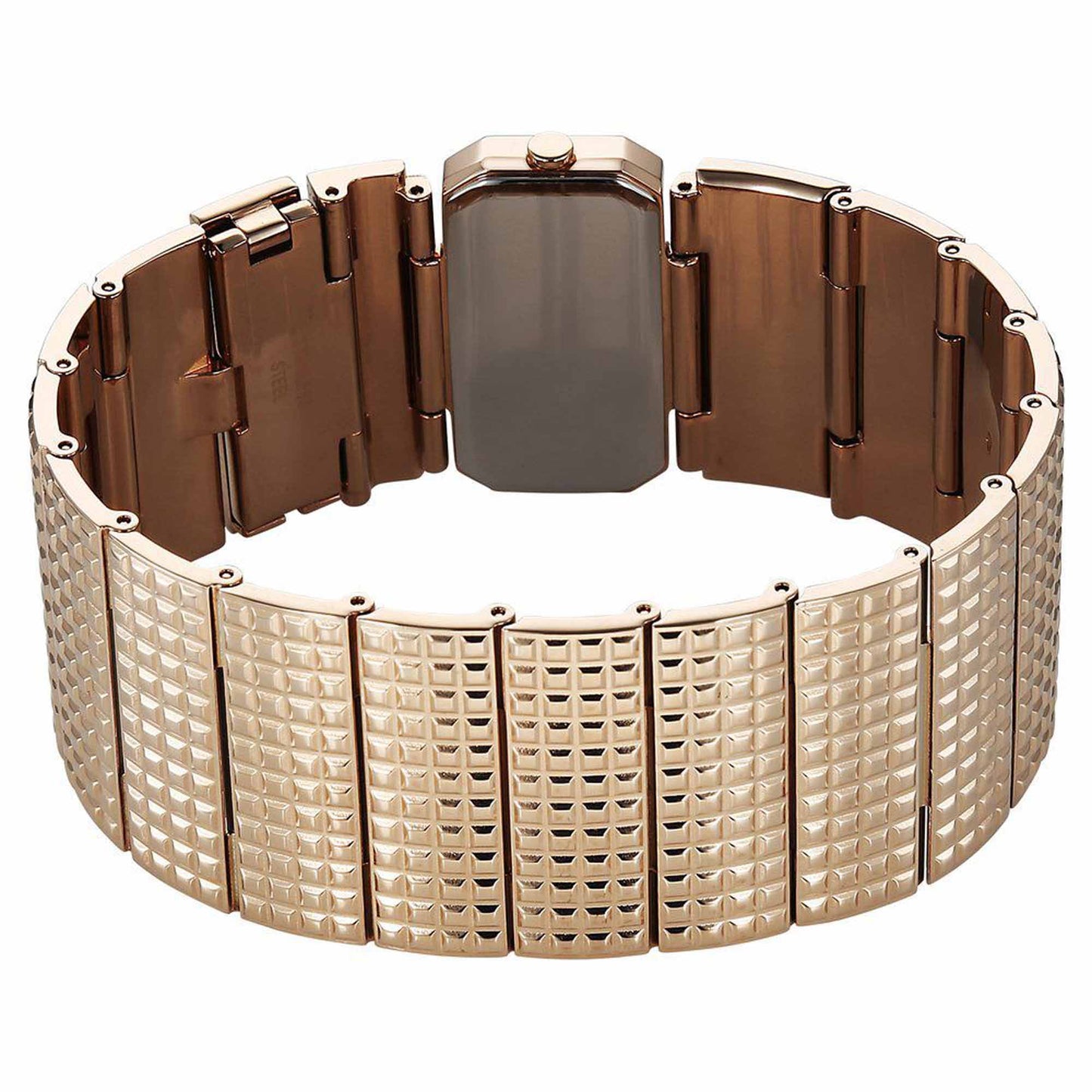 Titan Raga Cocktails Quartz Analog Rose Gold Dial Stainless Steel Strap Watch For Women 95318WM01