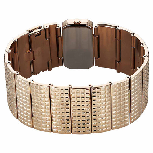 Titan Raga Cocktails Quartz Analog Rose Gold Dial Stainless Steel Strap Watch For Women 95318WM01