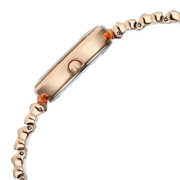 Titan Raga Glimmers Quartz Analog Rose Gold Dial Rose Gold Metal Strap Watch For Women 95339WM01F