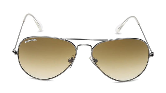 Gun metal Aviator Men Sunglasses (M165BR18G|57)