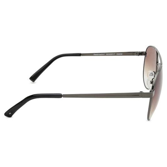 Brown Aviator Unisex Sunglasses(M242BR1T)