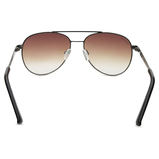 Brown Aviator Unisex Sunglasses(M242BR1T)