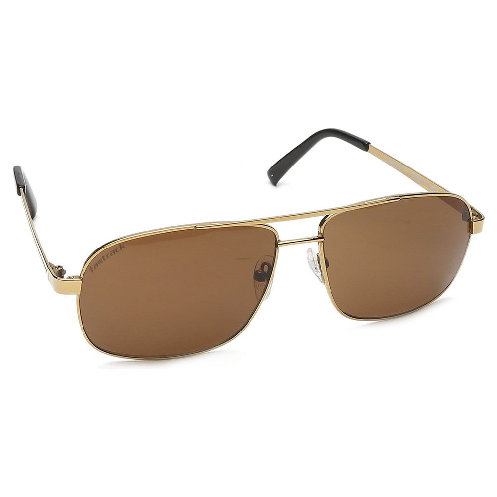 Gold Navigator Unisex Sunglasses(M243BR4T)