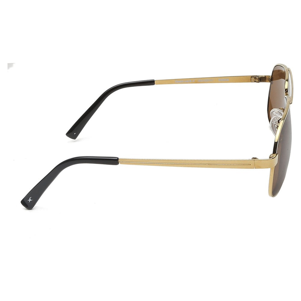 Gold Navigator Unisex Sunglasses(M243BR4T)